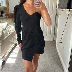 Bardot one shoulder dress